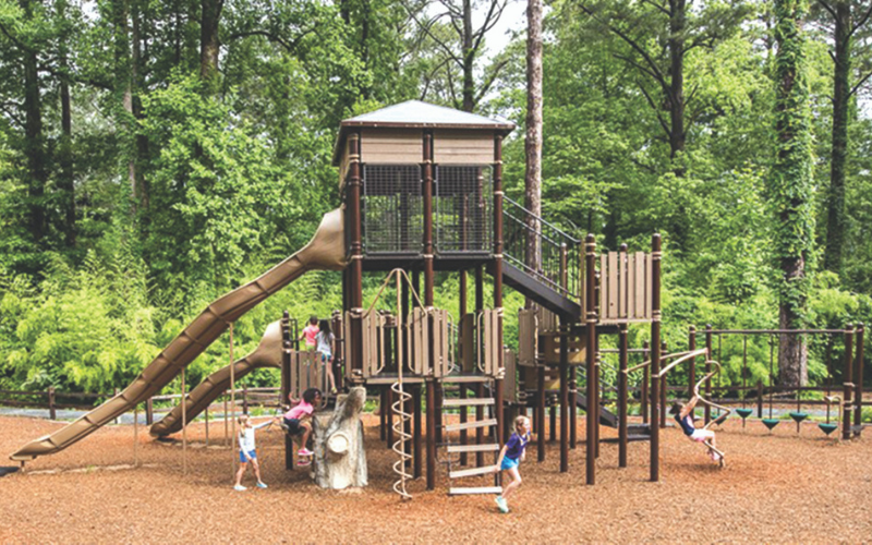 kids on a playground