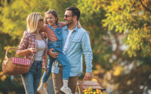 a family at the park