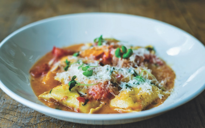 ravioli in a bowl