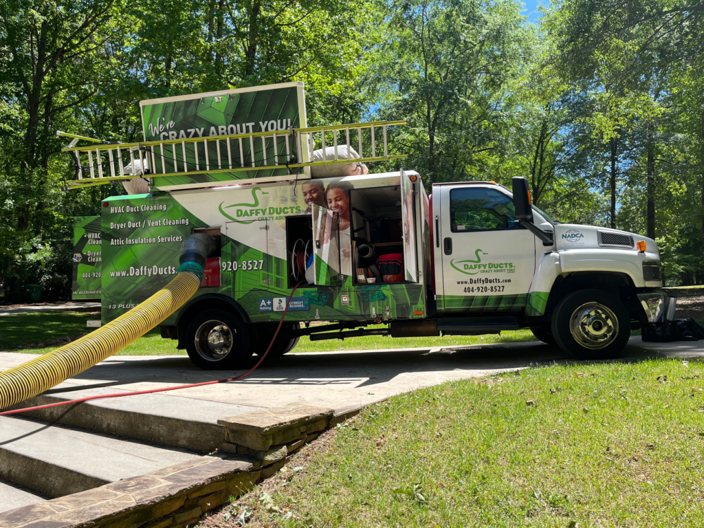 Daffy Ducts, truck with yellow pump