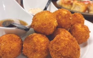 Fried balls from Peach State Pizza