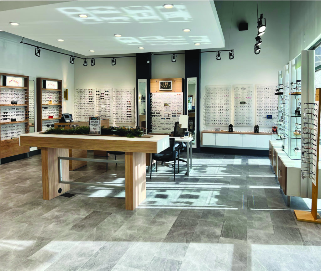 Eye care practice store