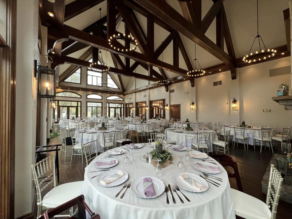 Inside of wedding venue