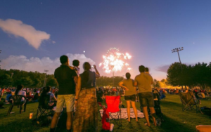 July 4th Fireworks at Wills Park