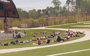 Yoga on the Lawn