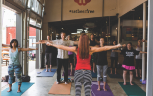 Yoga on Tap