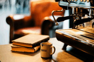 book coffee shop