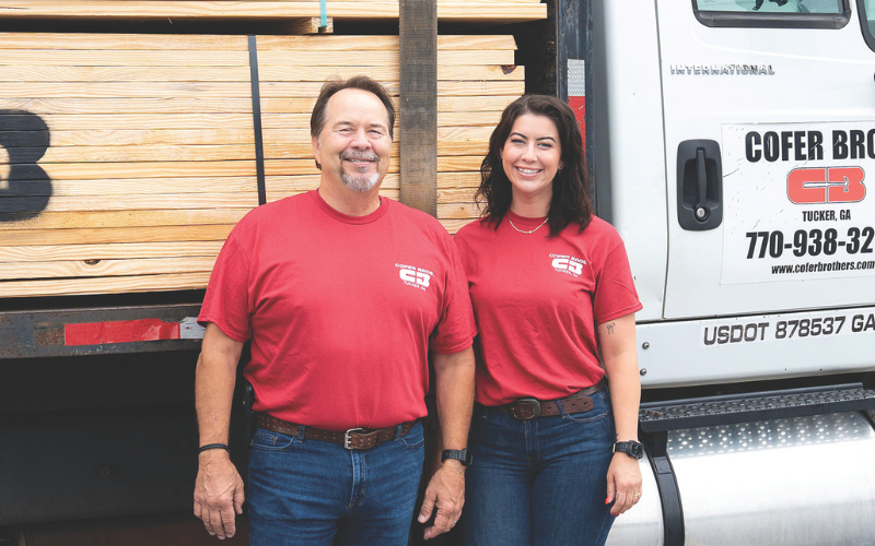 Katie Cofer Irvine and her dad, Chip Cofer