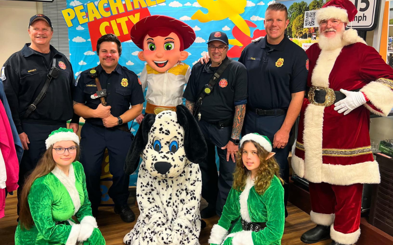 Photos And Cookies With Santa